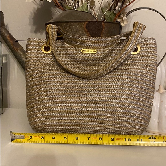 Eric Javits Metallic Tote Bag and Eric Javits squishy hat - Picture 13 of 14